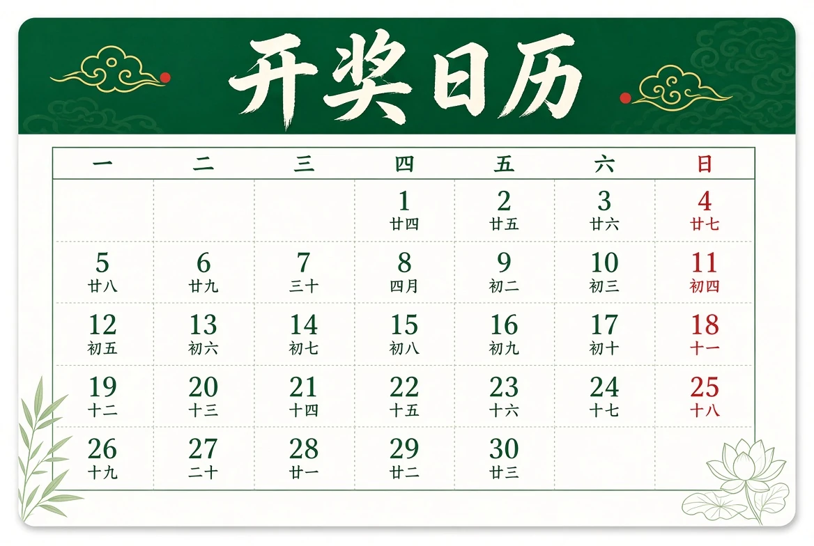 123开奖日期查阅说明